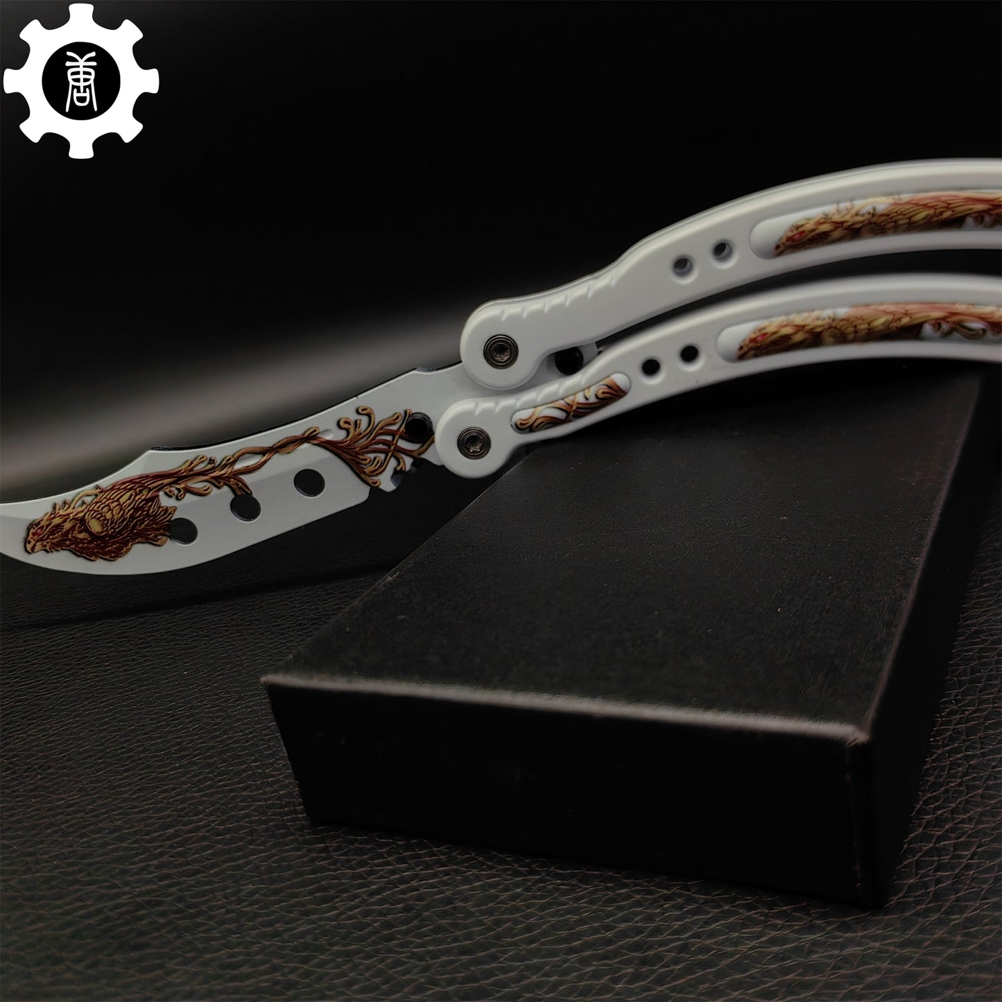 Phoenix Balisong Metal Butterfly Knife Game Prop