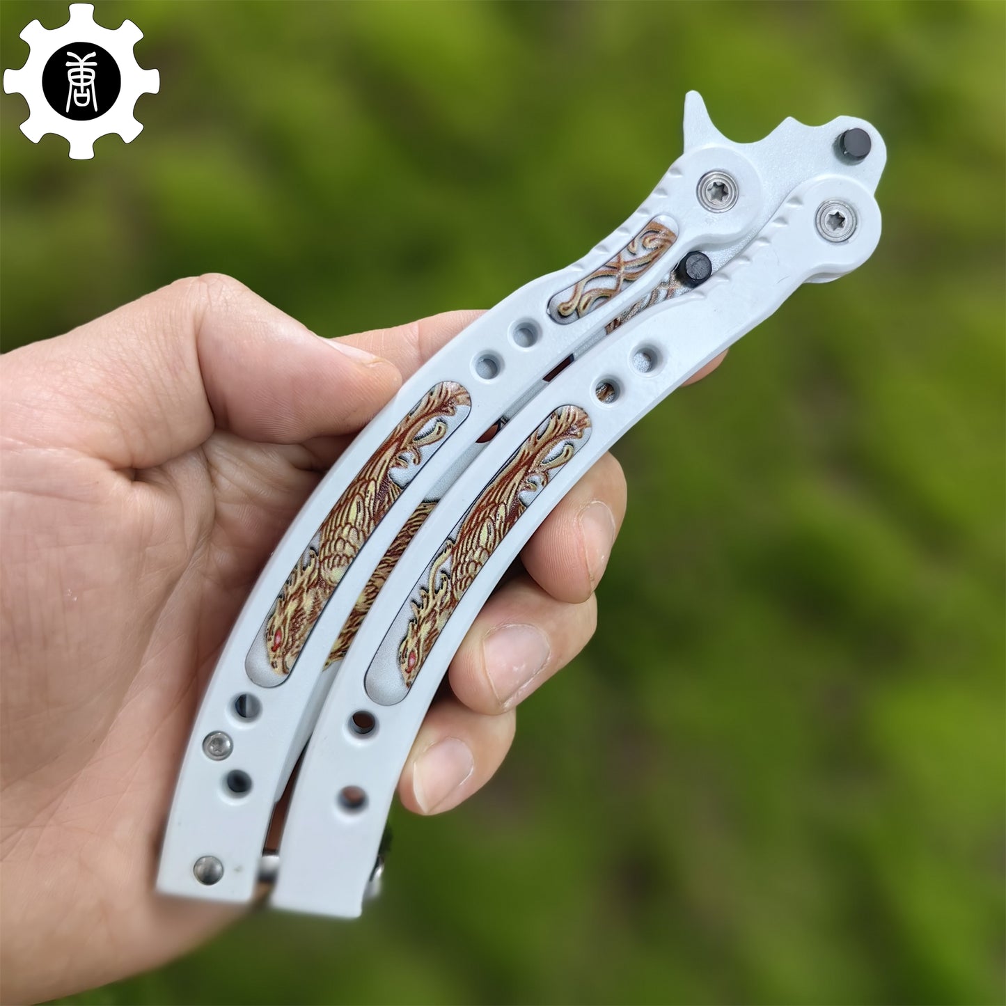Phoenix Balisong Metal Butterfly Knife Game Prop