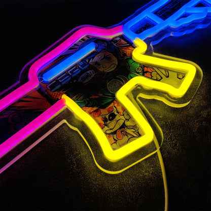 Customized CSGO Rare Skin M4A1-S Neon Light Wall Decor