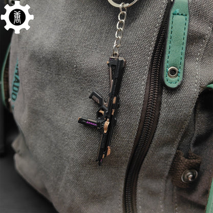 Mini Prelude to Chaos Stinger Gun Keychain Metal Pendant