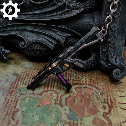Mini Prelude to Chaos Stinger Gun Keychain Metal Pendant