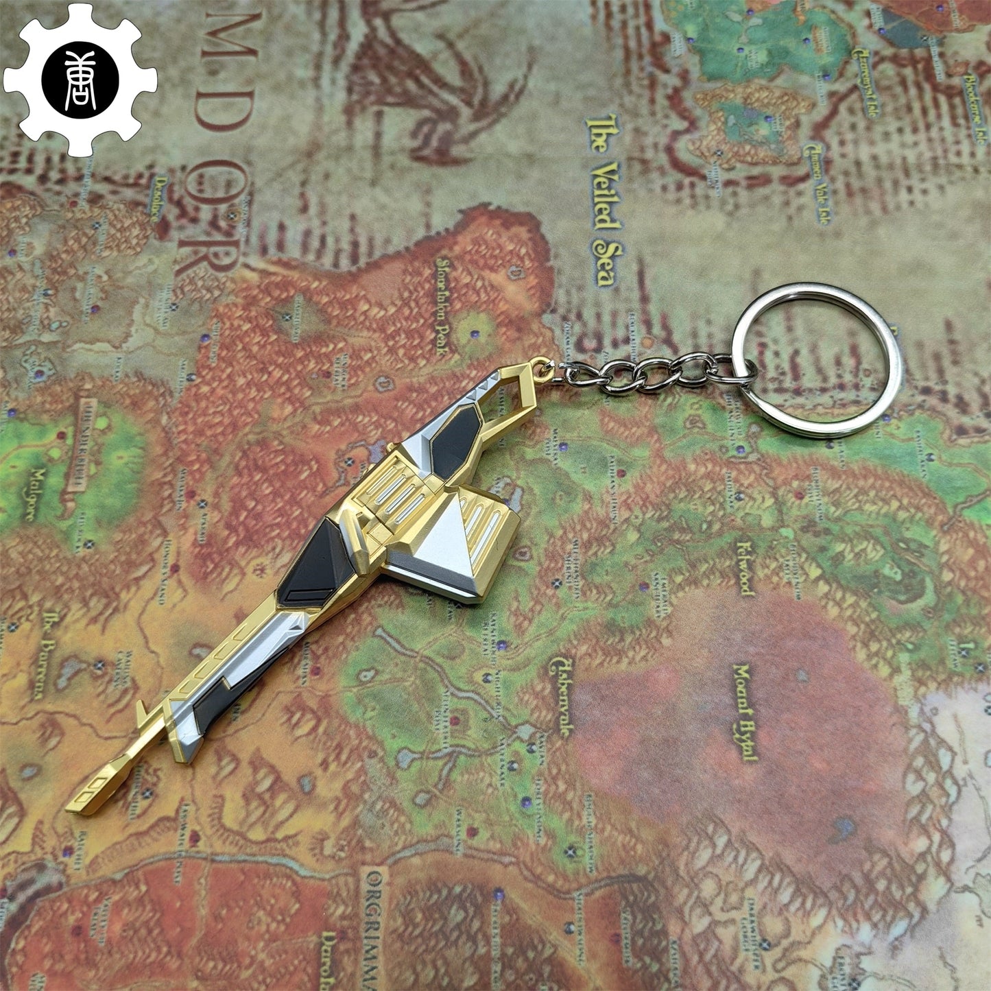 Val Prime//2.0 Odin Gun Keychain Metal Backpack Pendant