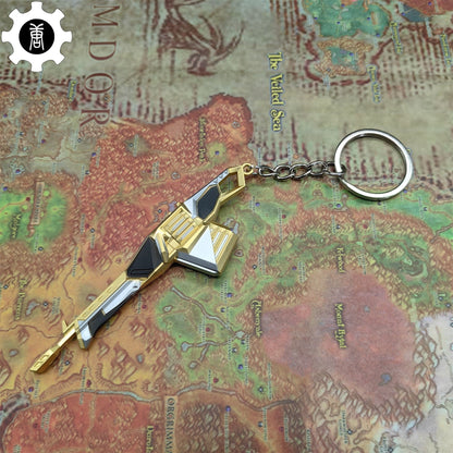 Val Prime//2.0 Odin Gun Keychain Metal Backpack Pendant