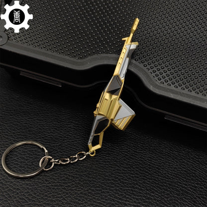 Val Prime//2.0 Odin Gun Keychain Metal Backpack Pendant
