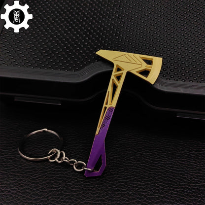 Val Prime Axe Keychain Metal Pendant