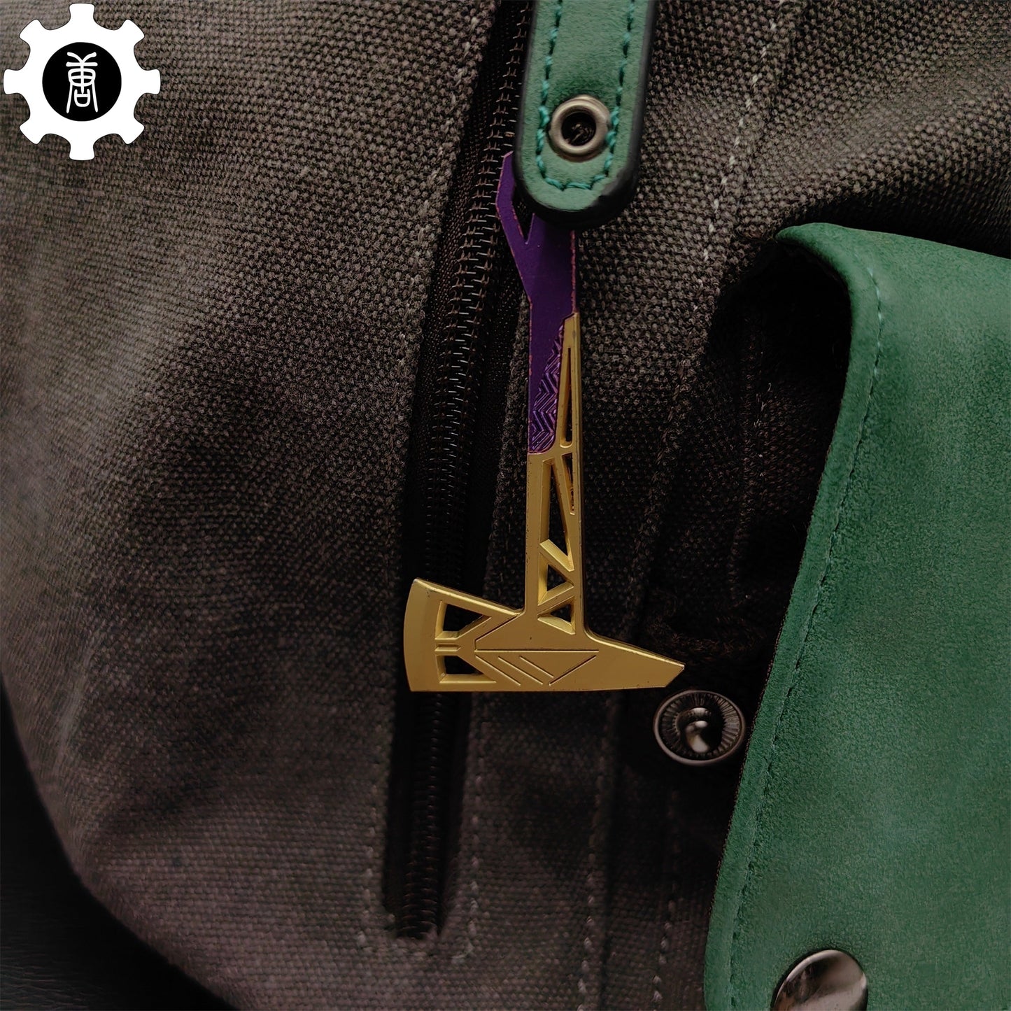 Val Prime Axe Keychain Metal Pendant