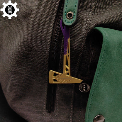 Val Prime Axe Keychain Metal Pendant