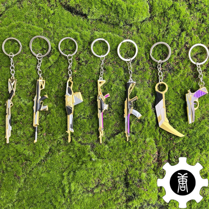 Prime Skin Keychain Weapon Keychain Backpack Decor Game Props