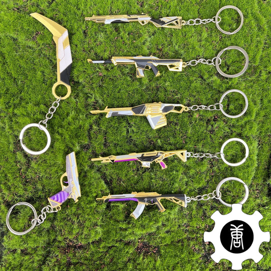 Prime Skin Keychain Weapon Keychain Backpack Decor Game Props