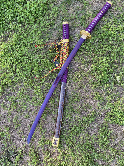 Purple River Katana Special Purple Carbon Steel Samurai Sword