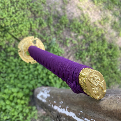 Purple River Katana Special Purple Carbon Steel Samurai Sword