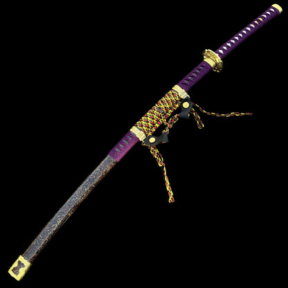 Purple River Katana Special Purple Carbon Steel Samurai Sword