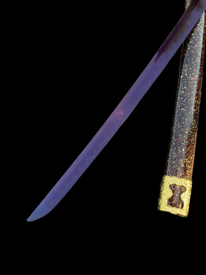 Purple River Katana Special Purple Carbon Steel Samurai Sword