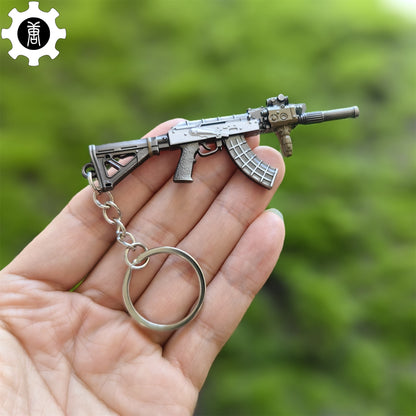 RE8 Metal Mini Gun Keychain 6 In 1 Pack