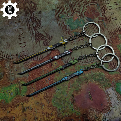 Metal RGX Blade Tiny KeyChain Pendant