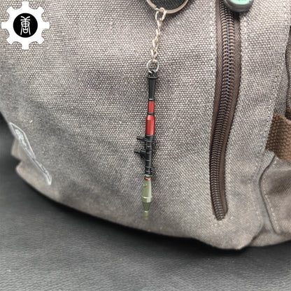 Mini Rocket-propelled Grenade RPG-7 Metal Keychain