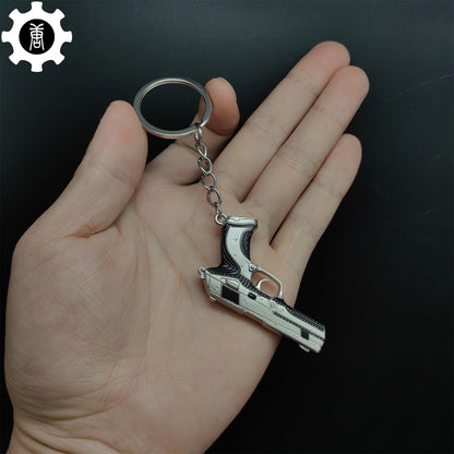 Val Radiant Crisis 001 Classic Gun Keychain Metal Backpack Pendant