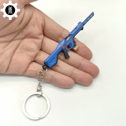 Mini Radiant Entertainment System Phantom Gun Metal Keychain