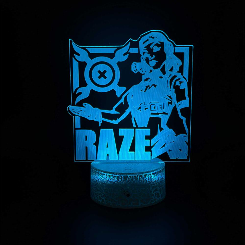 Customized Val Characters 3D Night Lamp