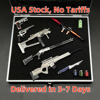 Re4 Weapon Case Leon S Kennedy Metal Mini Weapon Suitcase 11 in 1