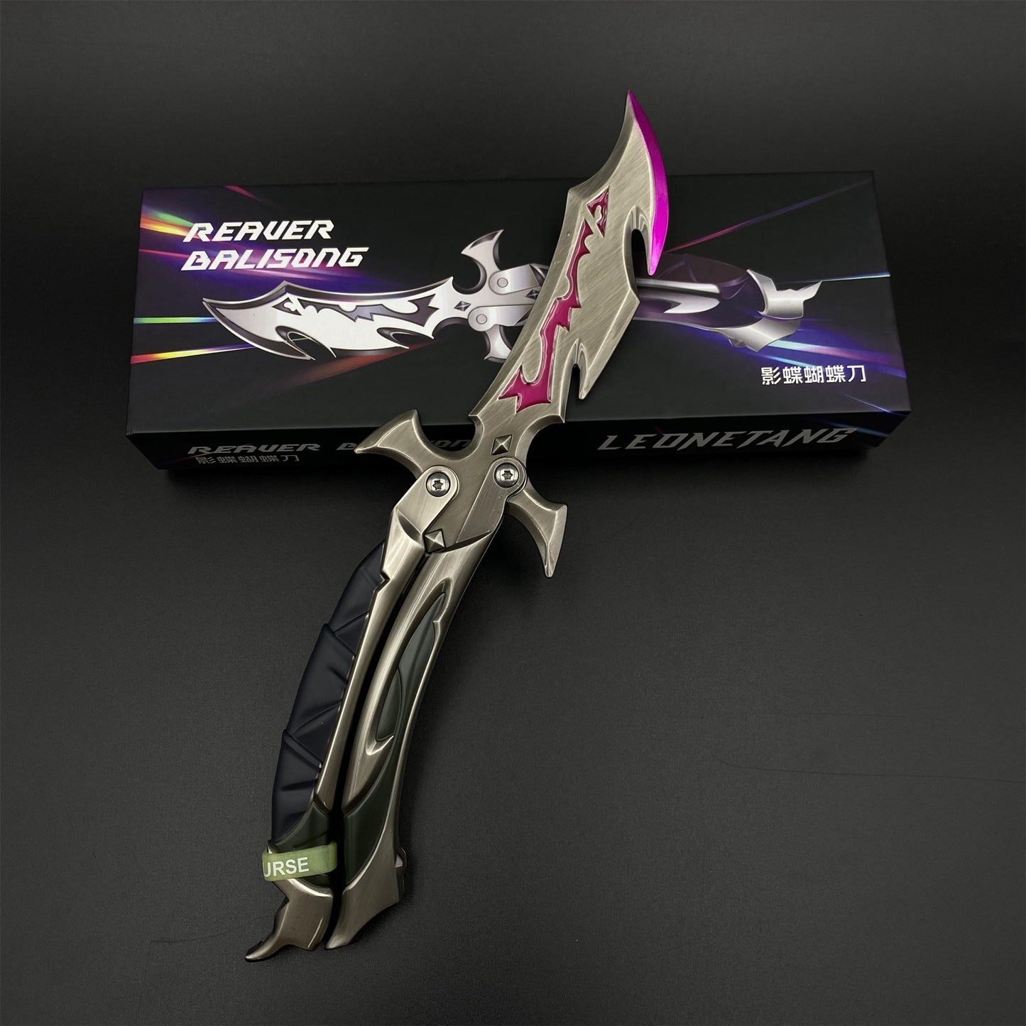 Reaver 3.0 Knife - Reaver Butterfly Knife Dull Blade Reaver Balisong Metal Replica