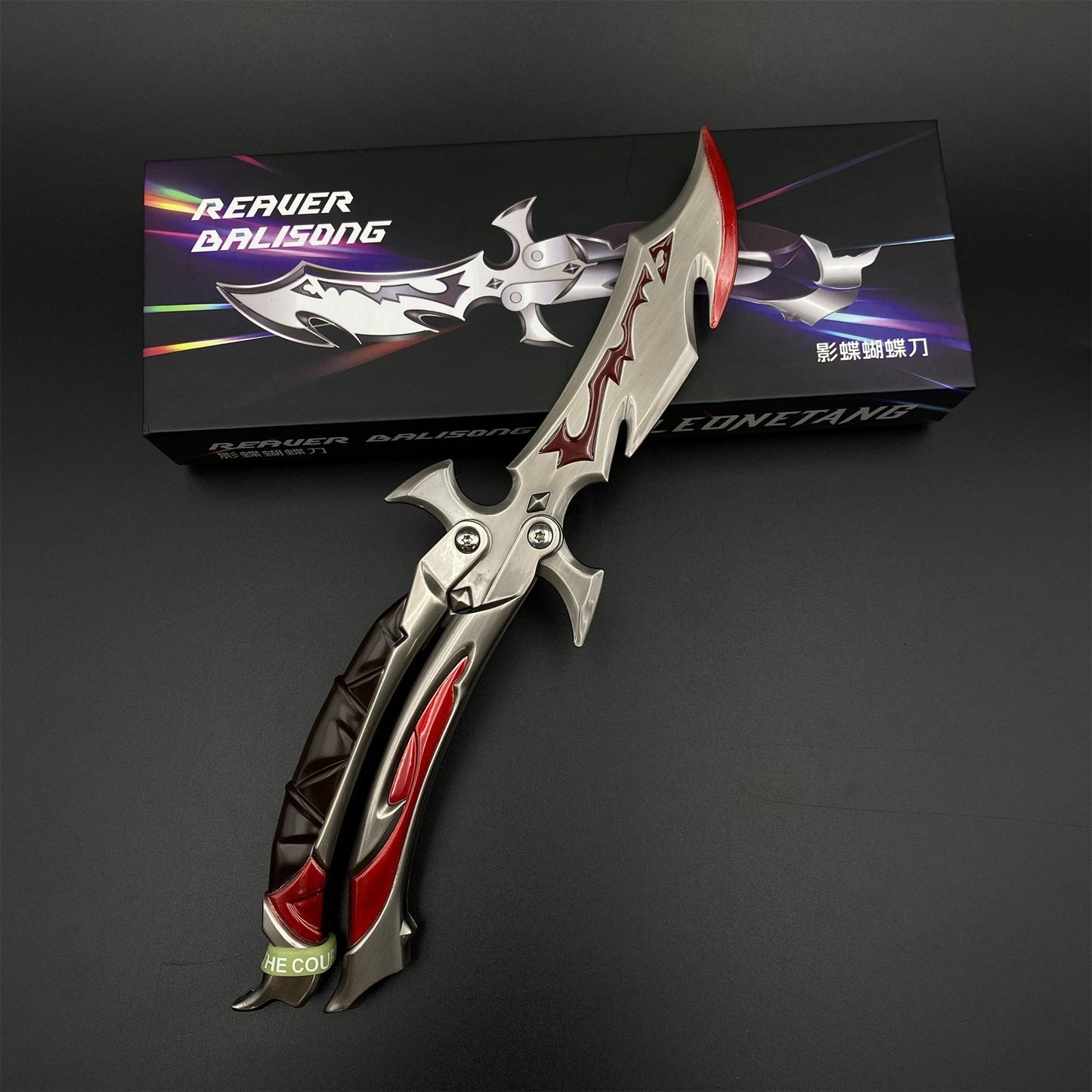 Reaver 3.0 Knife - Reaver Butterfly Knife Dull Blade Reaver Balisong Metal Replica