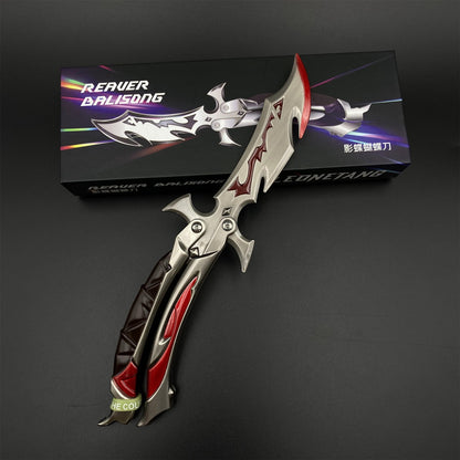 Reaver 3.0 Knife - Reaver Butterfly Knife Dull Blade Reaver Balisong Metal Replica