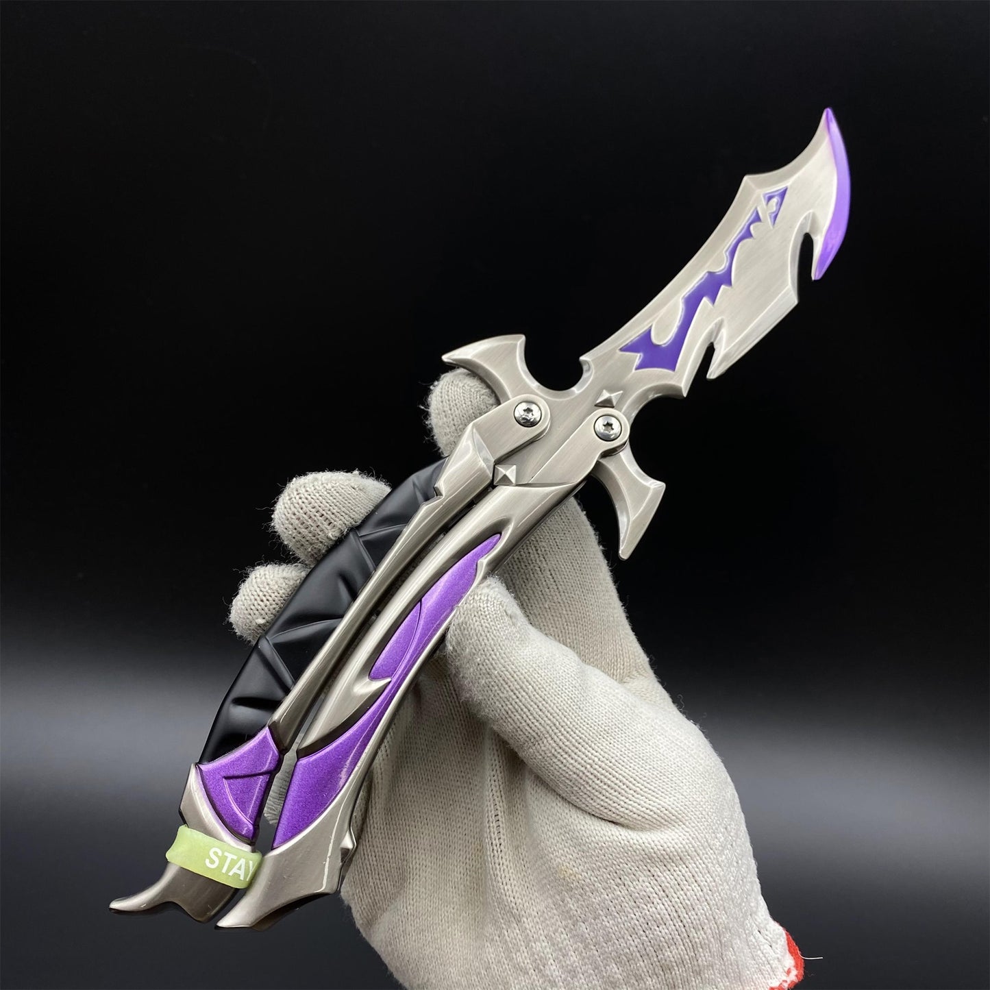 Reaver 3.0 Knife - Reaver Butterfly Knife Dull Blade Reaver Balisong Metal Replica