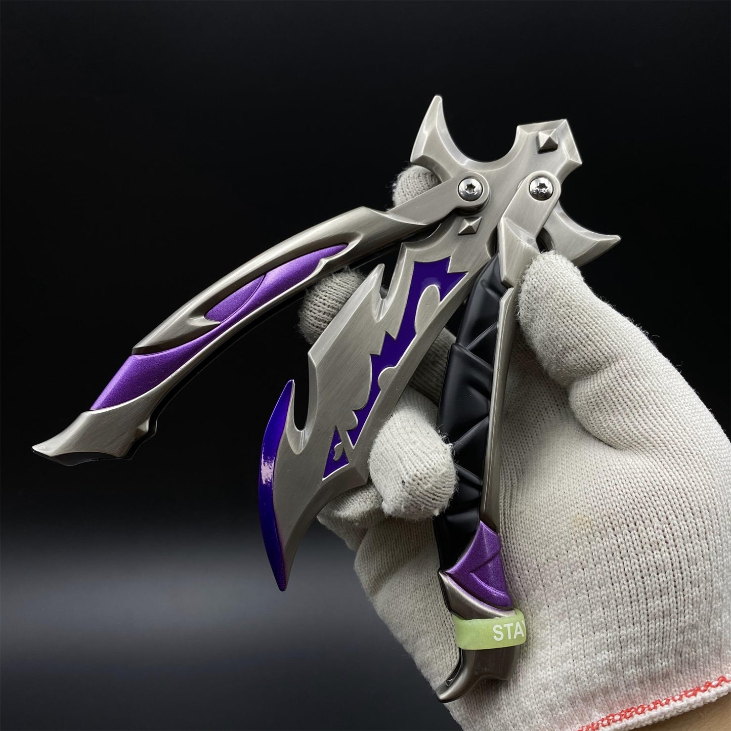 Reaver 3.0 Knife - Reaver Butterfly Knife Dull Blade Reaver Balisong Metal Replica