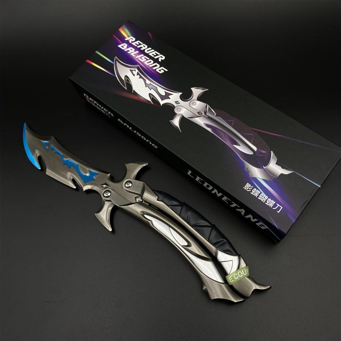 Reaver 3.0 Knife - Reaver Butterfly Knife Dull Blade Reaver Balisong Metal Replica