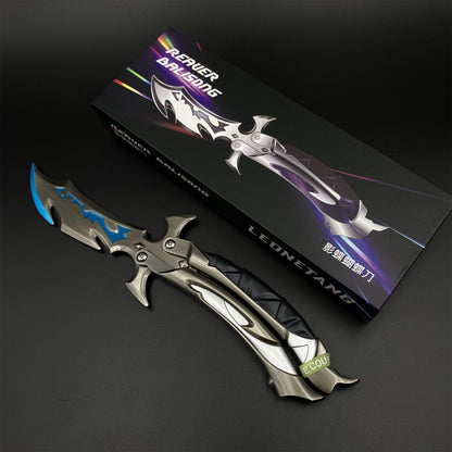 Reaver 3.0 Knife - Reaver Butterfly Knife Dull Blade Reaver Balisong Metal Replica