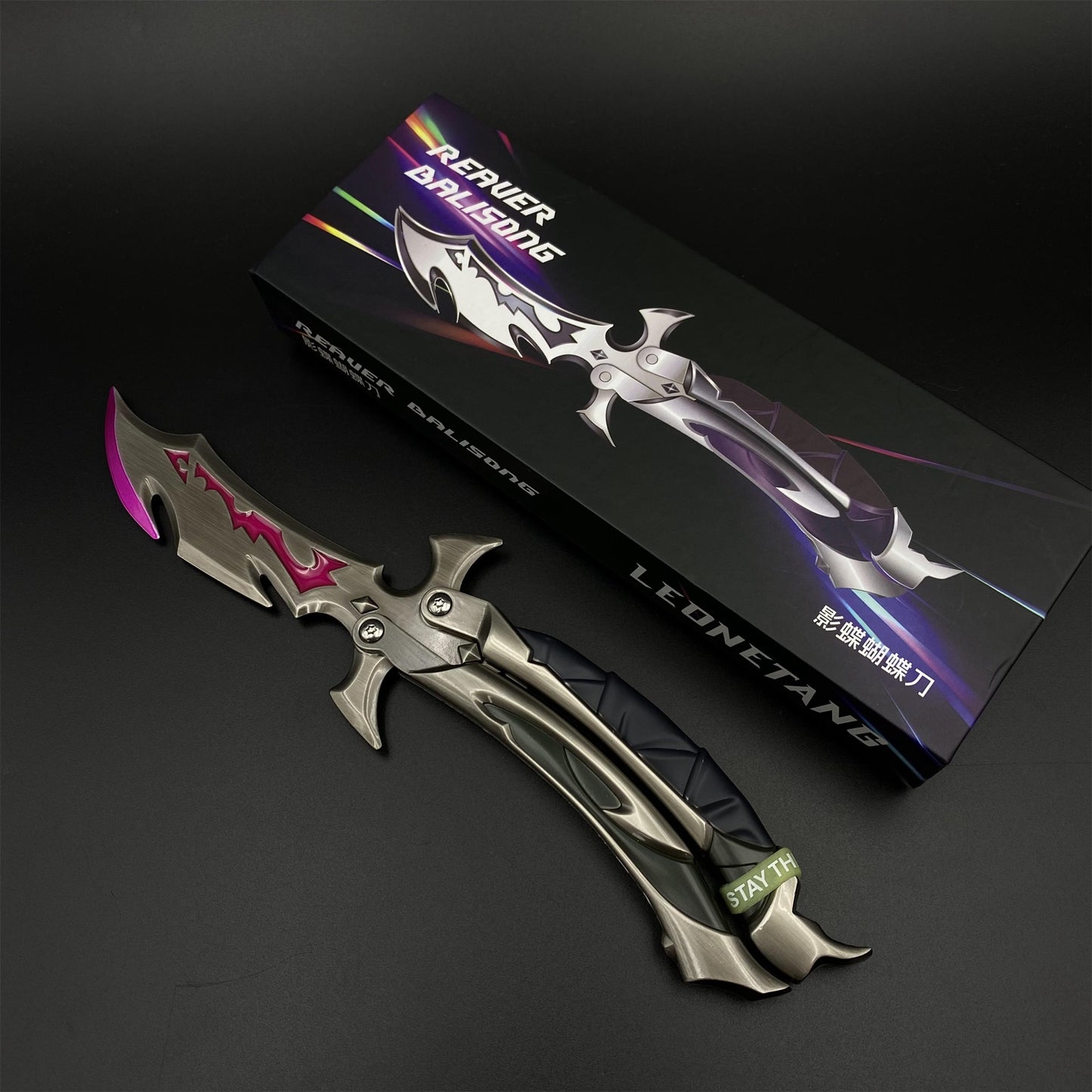 Reaver 3.0 Knife - Reaver Butterfly Knife Dull Blade Reaver Balisong Metal Replica