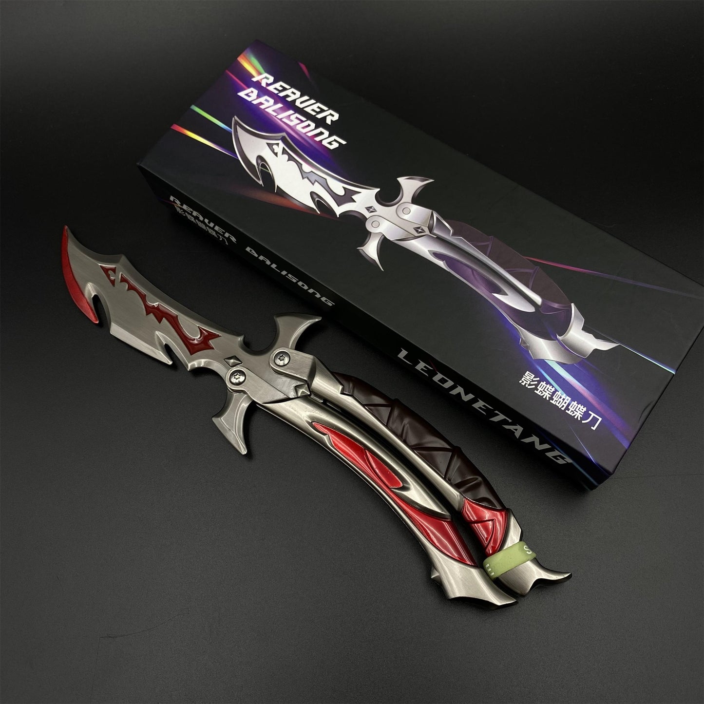 Reaver 3.0 Knife - Reaver Butterfly Knife Dull Blade Reaver Balisong Metal Replica