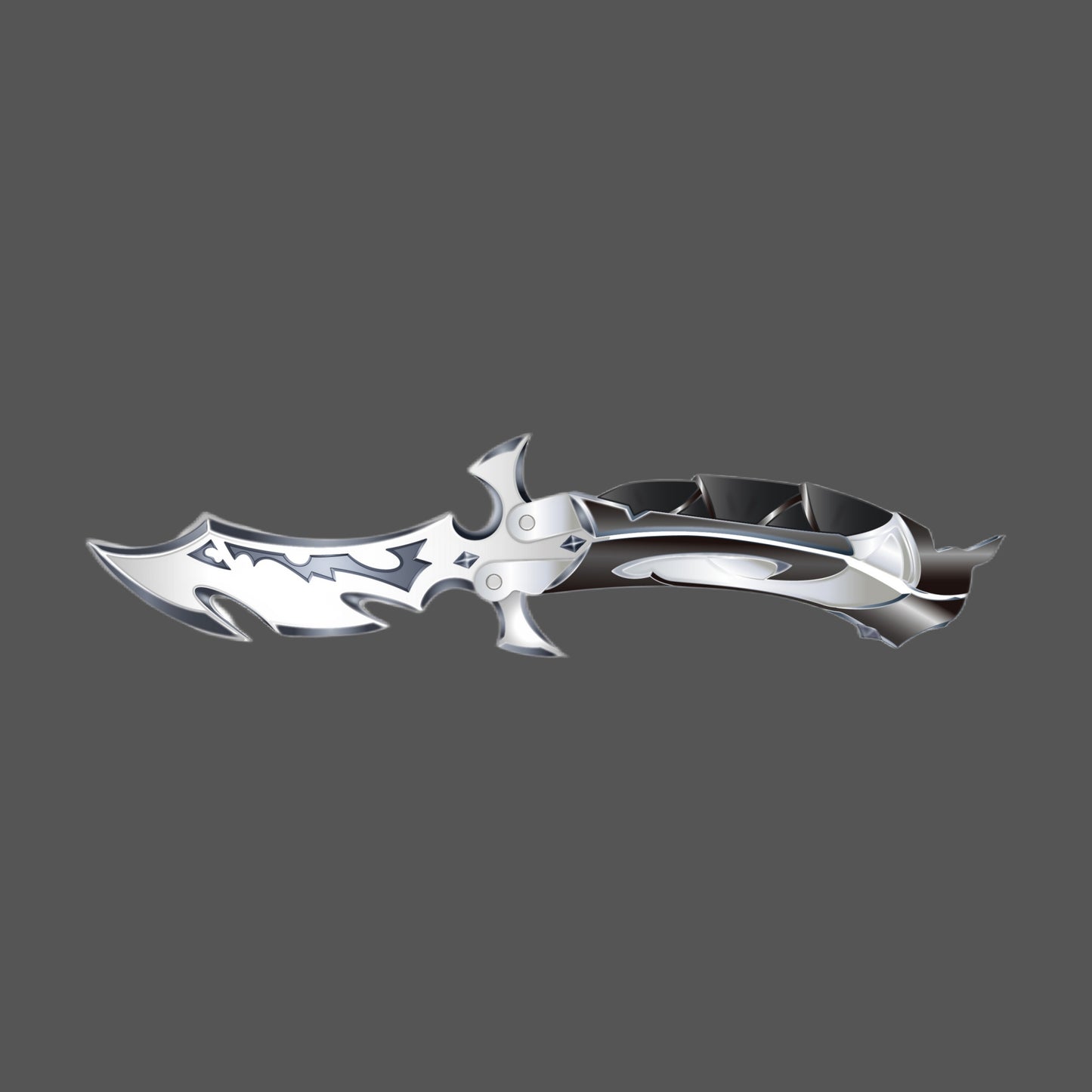 Reaver 3.0 Knife - Reaver Butterfly Knife Dull Blade Metal Replica - Preorder