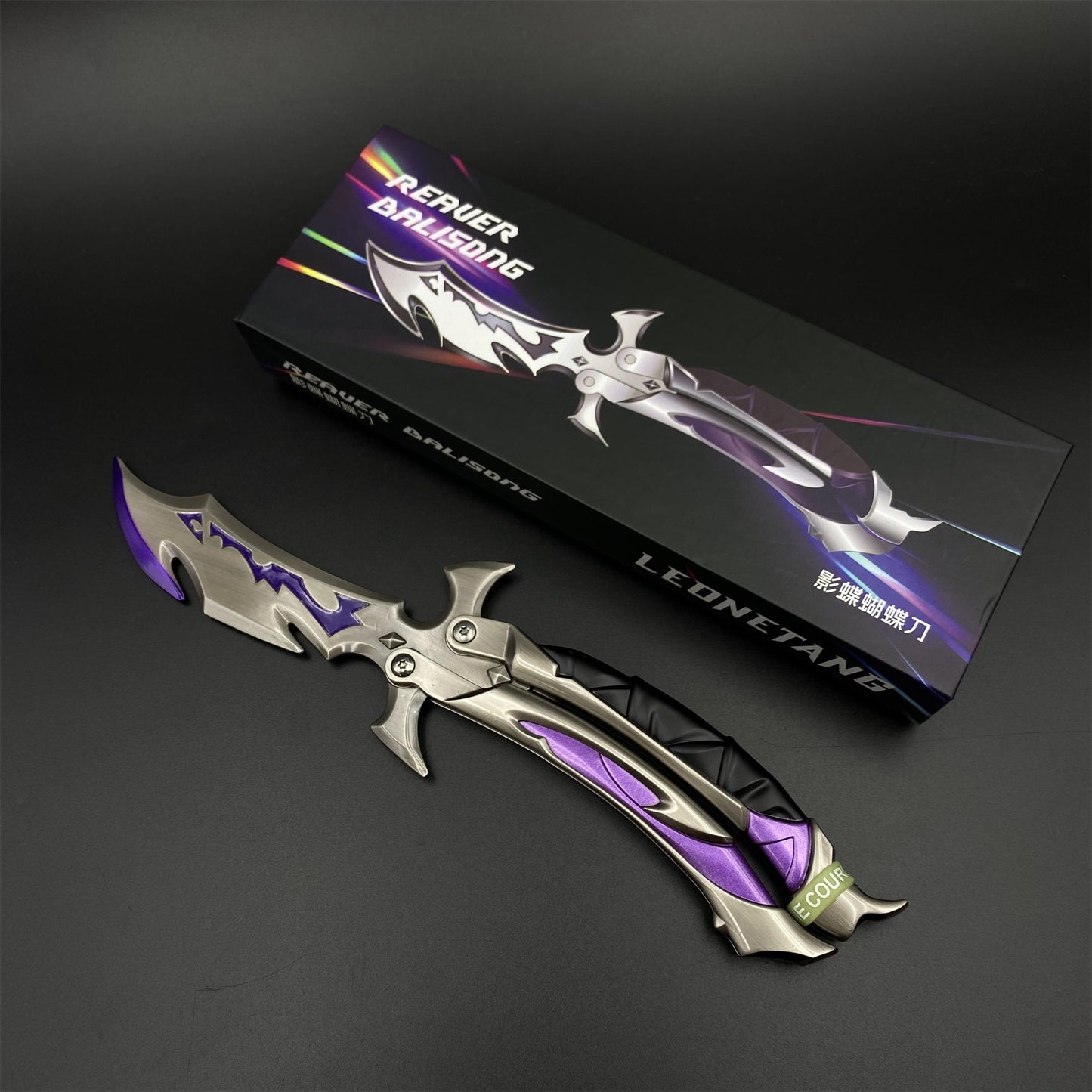 Reaver 3.0 Knife - Reaver Butterfly Knife Dull Blade Reaver Balisong Metal Replica