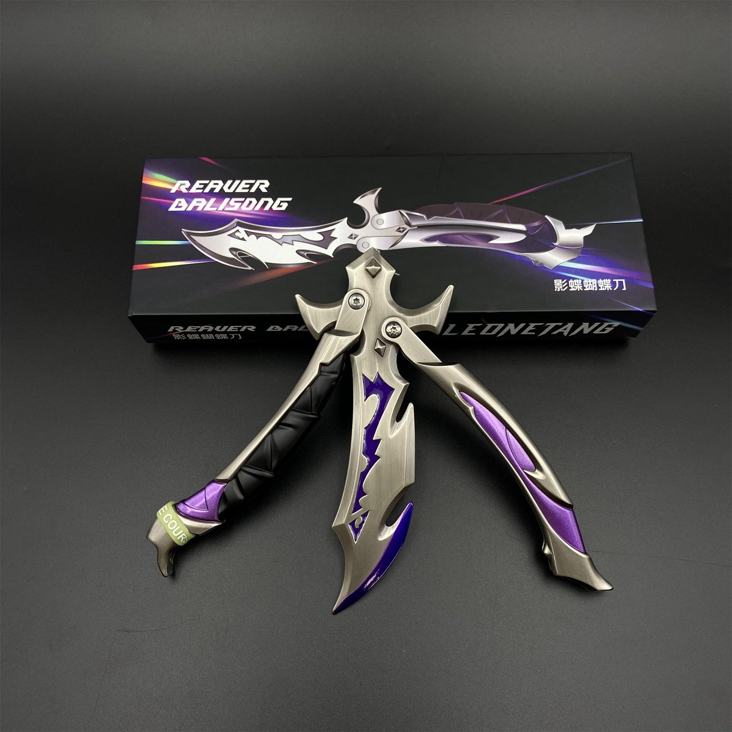 Reaver 3.0 Knife - Reaver Butterfly Knife Dull Blade Reaver Balisong Metal Replica