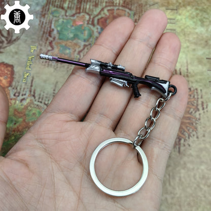 Metal Reaver Operator Gun Tiny KeyChain Pendant