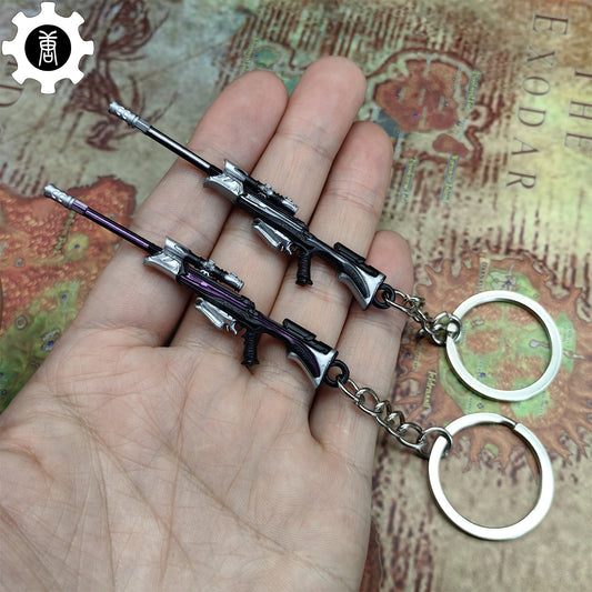 Metal Reaver Operator Gun Tiny KeyChain Pendant