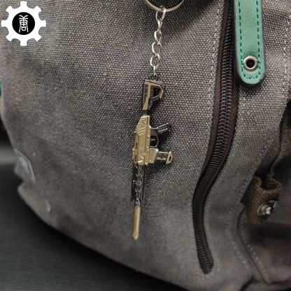 Mini Recon Phantom Gun Metal Keychain