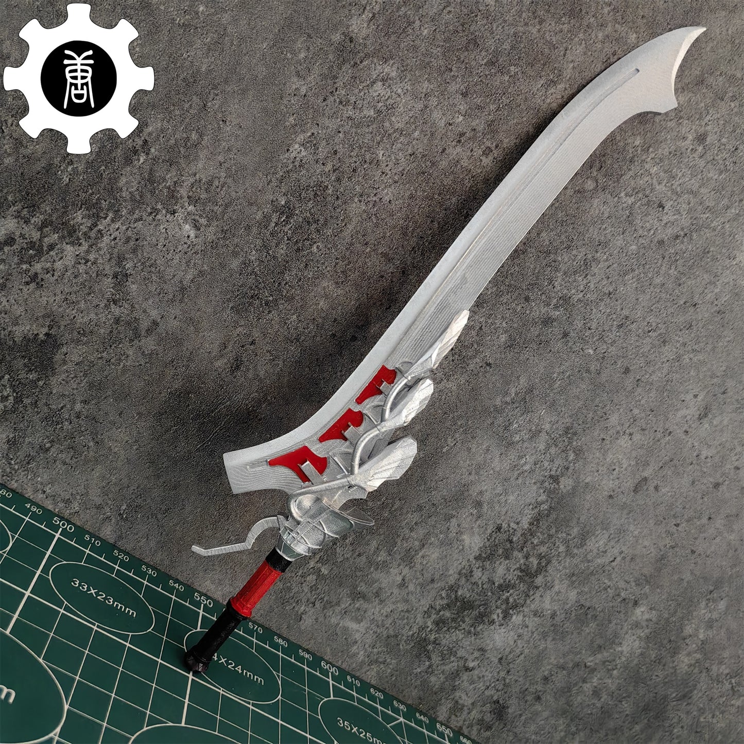 3D Printed 1: 6 Scale Nero Red Queen Sword DMC Display Prop