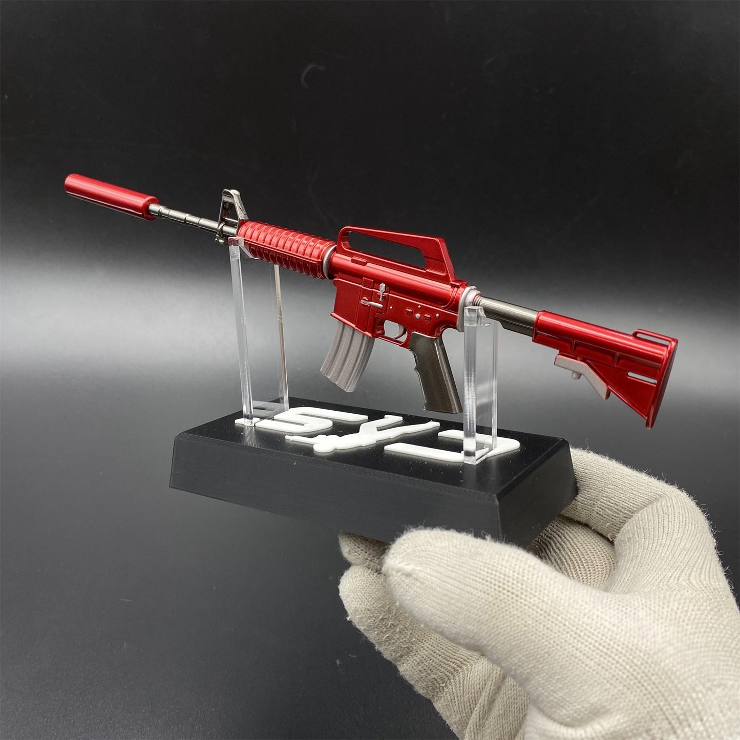 CSGO M4A1-S Red Hod Metal Tiny Gun