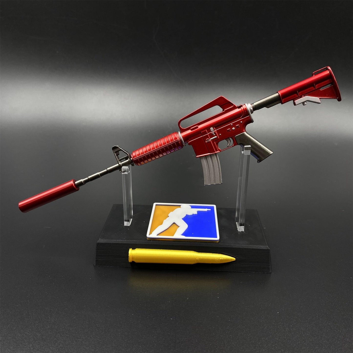 CSGO M4A1-S Red Hod Metal Tiny Gun