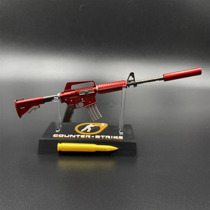 CSGO M4A1-S Red Hod Metal Tiny Gun