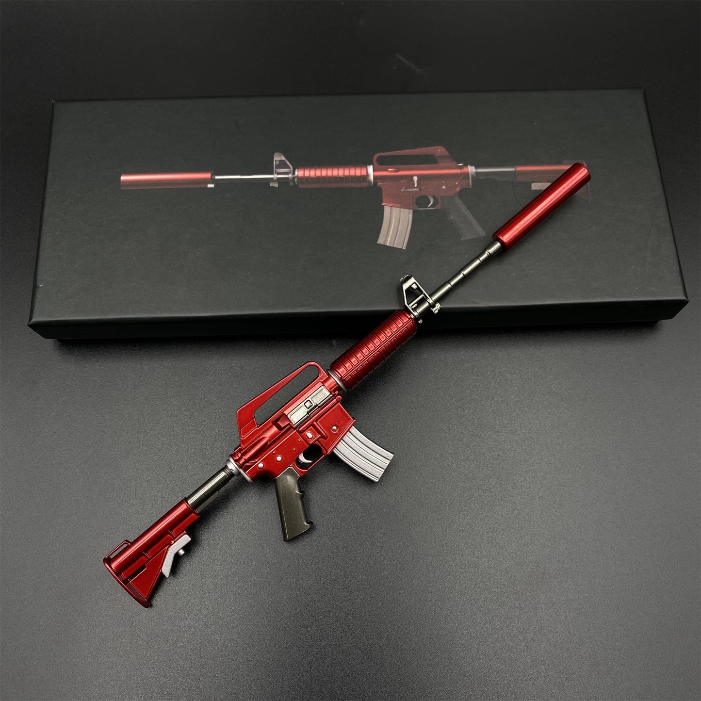 CSGO M4A1-S Red Hod Metal Tiny Gun