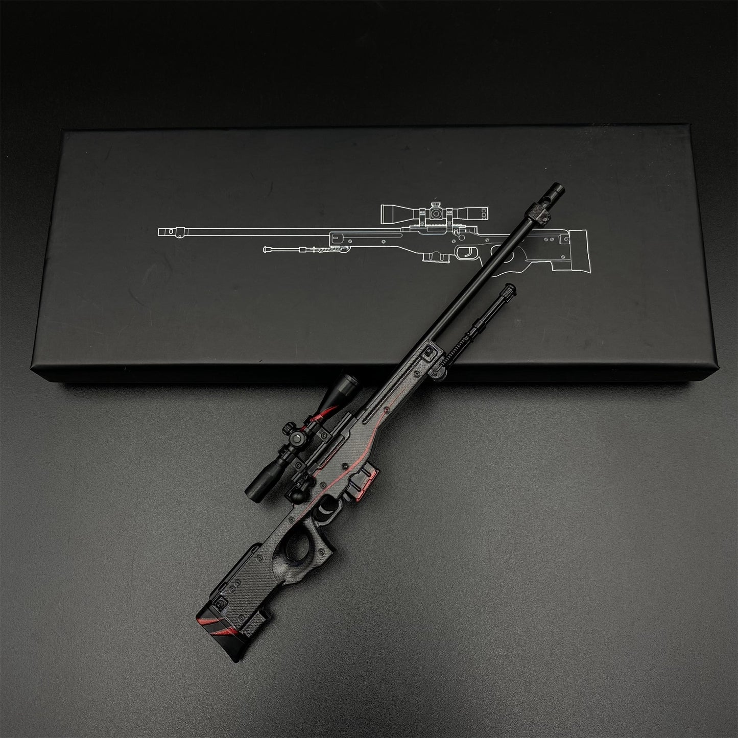 Red Line AWP Metal Miniature For Collection