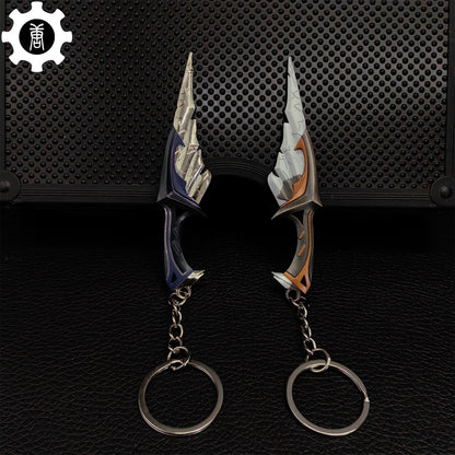 Metal Relic Stone Daggers Tiny KeyChain Pendant