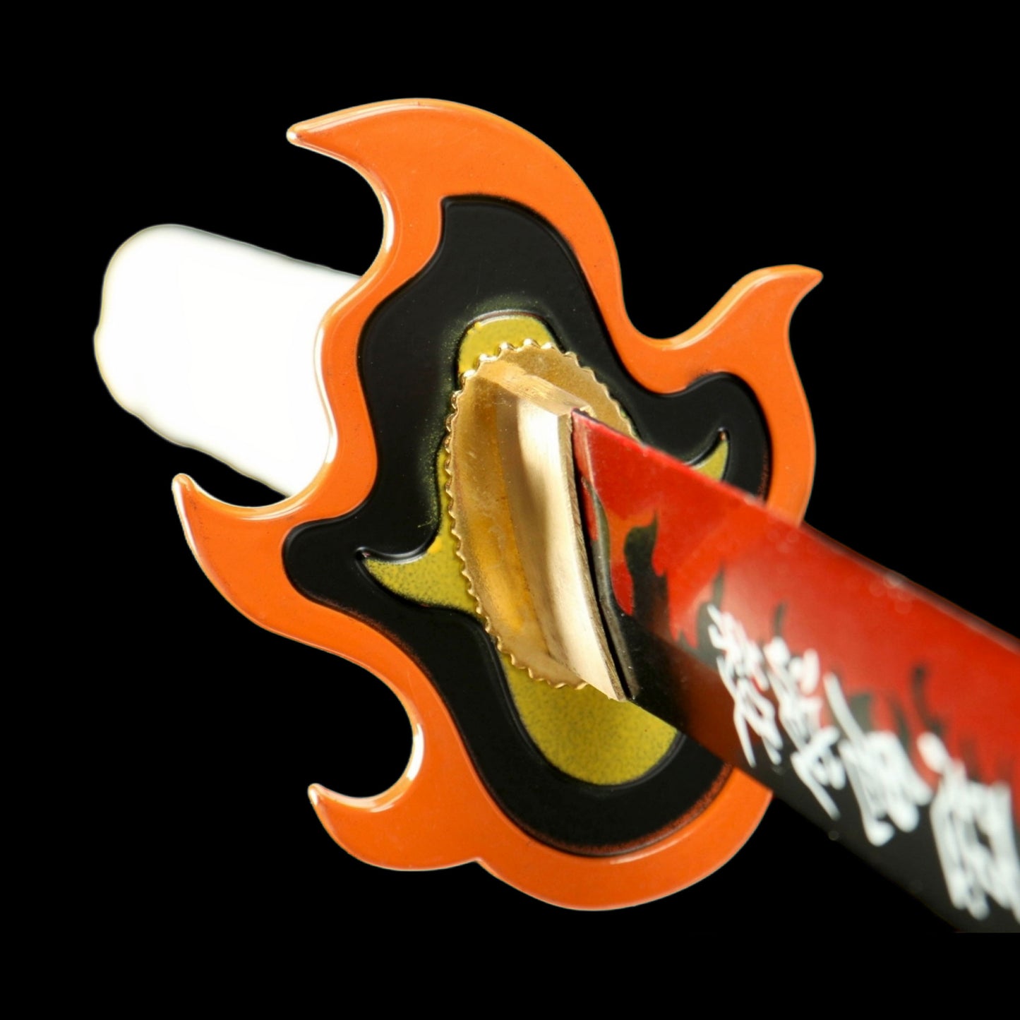 Handmade Rengoku Flame Breathing Nichirin Sword Carbon Steel Katana For Collection