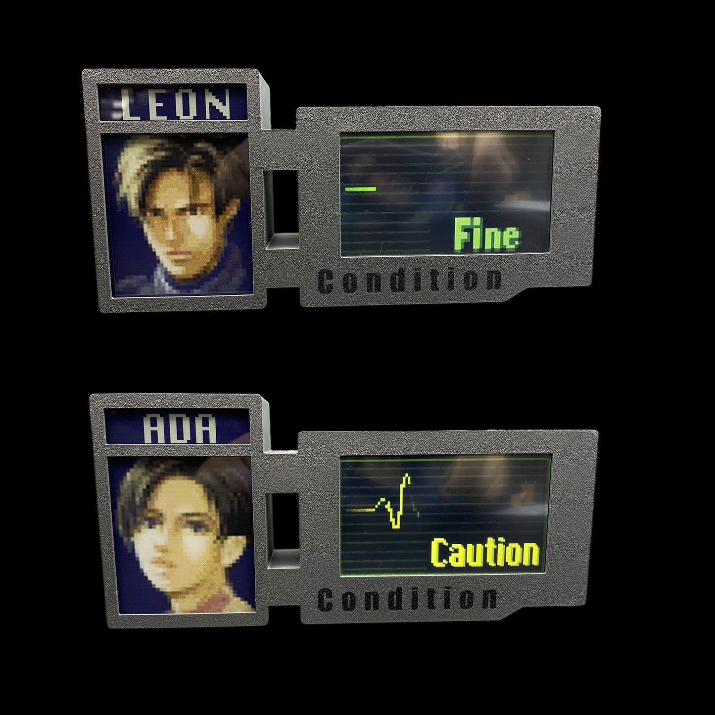 3D Printed RE Series Classical Game Character Health Condition Bar Status Screen