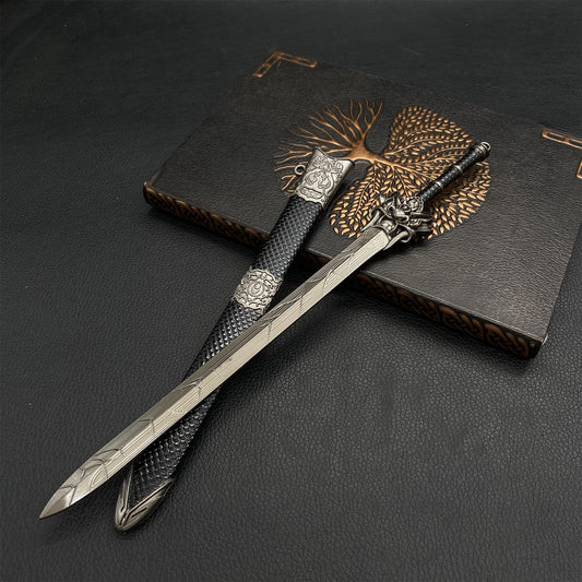 Famous Anime Reverse Scale Sword Metal Replica