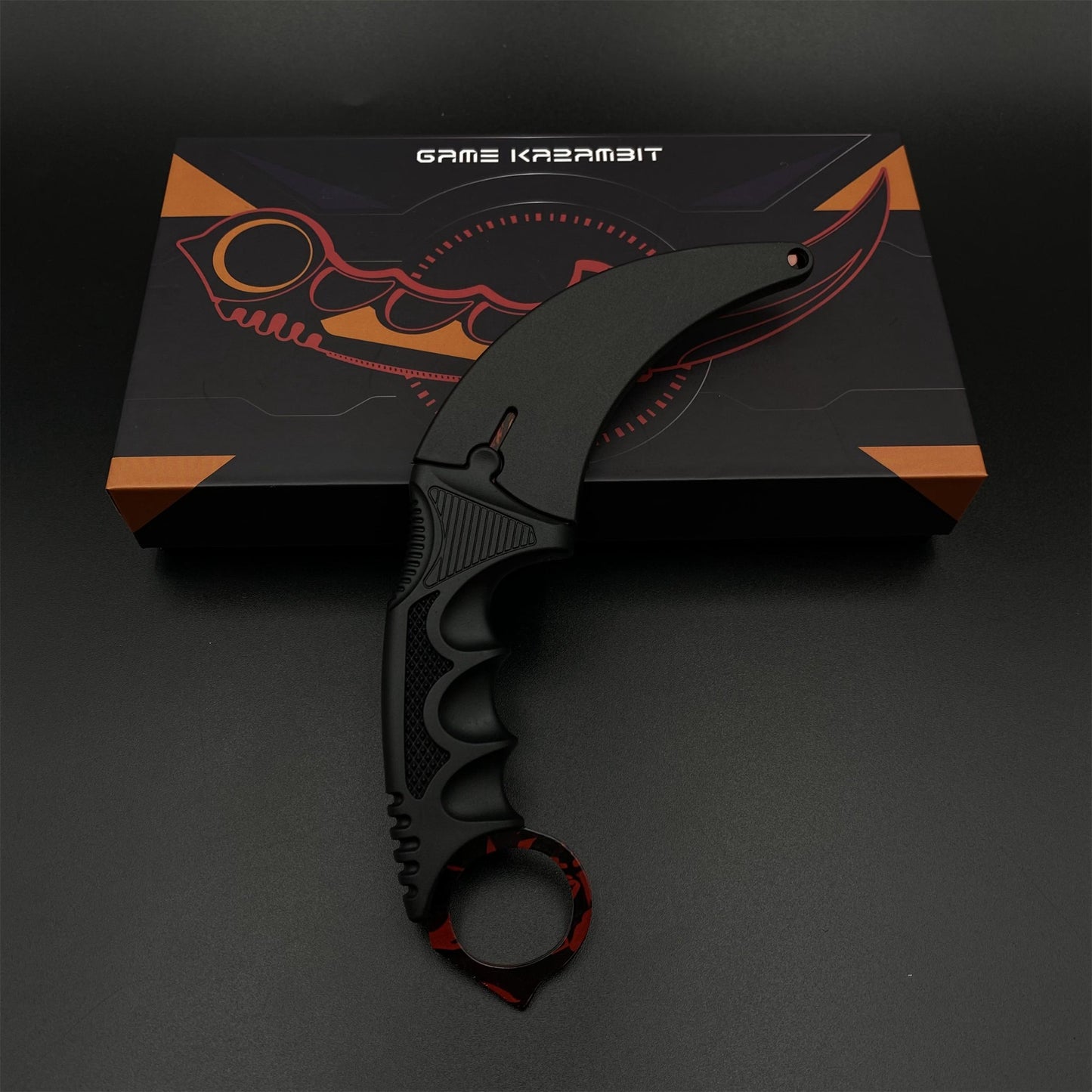 Game Karambit Howl Skin Replica Dull Blade Trainer Knife For Collection